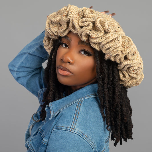 Sand Signature Ruffle Hat